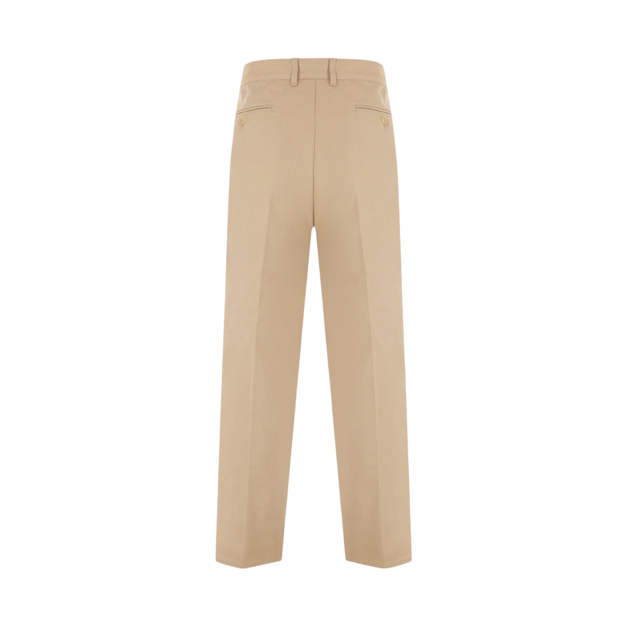 "Sil Vous Plait" Wide-leg Cotton Pants-GUCCI-JOHN JULIA