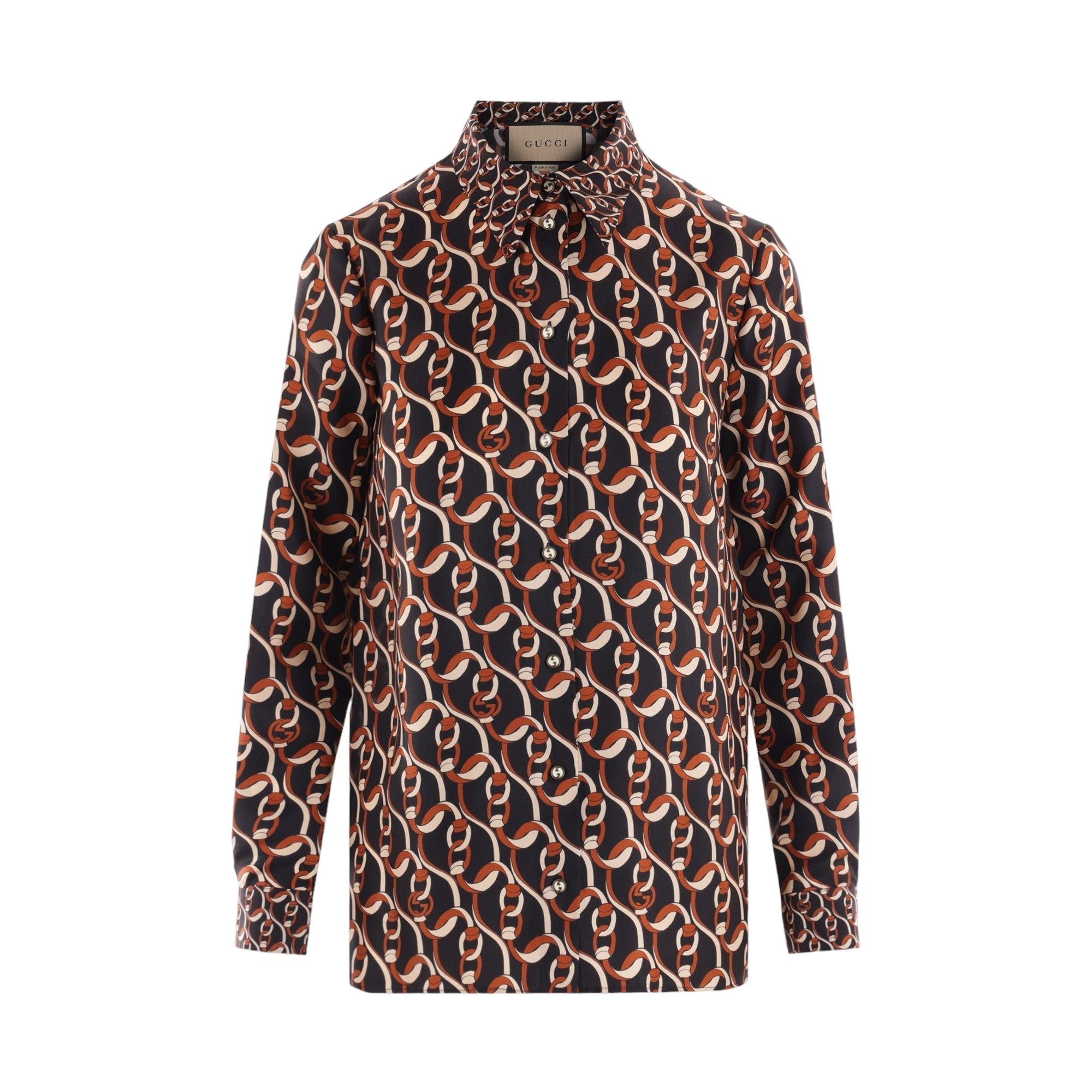 Silk Twill Shirt-GUCCI-JOHN JULIA