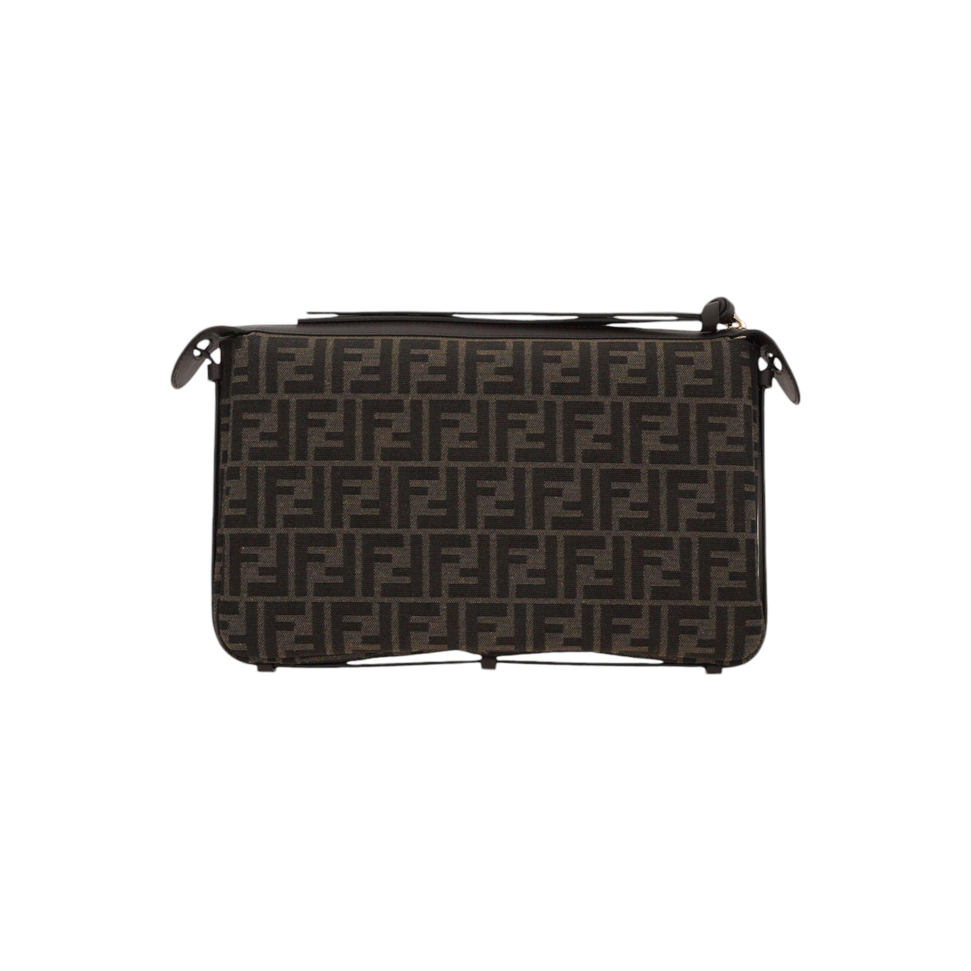 Simply Fendi Medium FF Jacquard Shoulder Bag-FENDI-JOHN JULIA