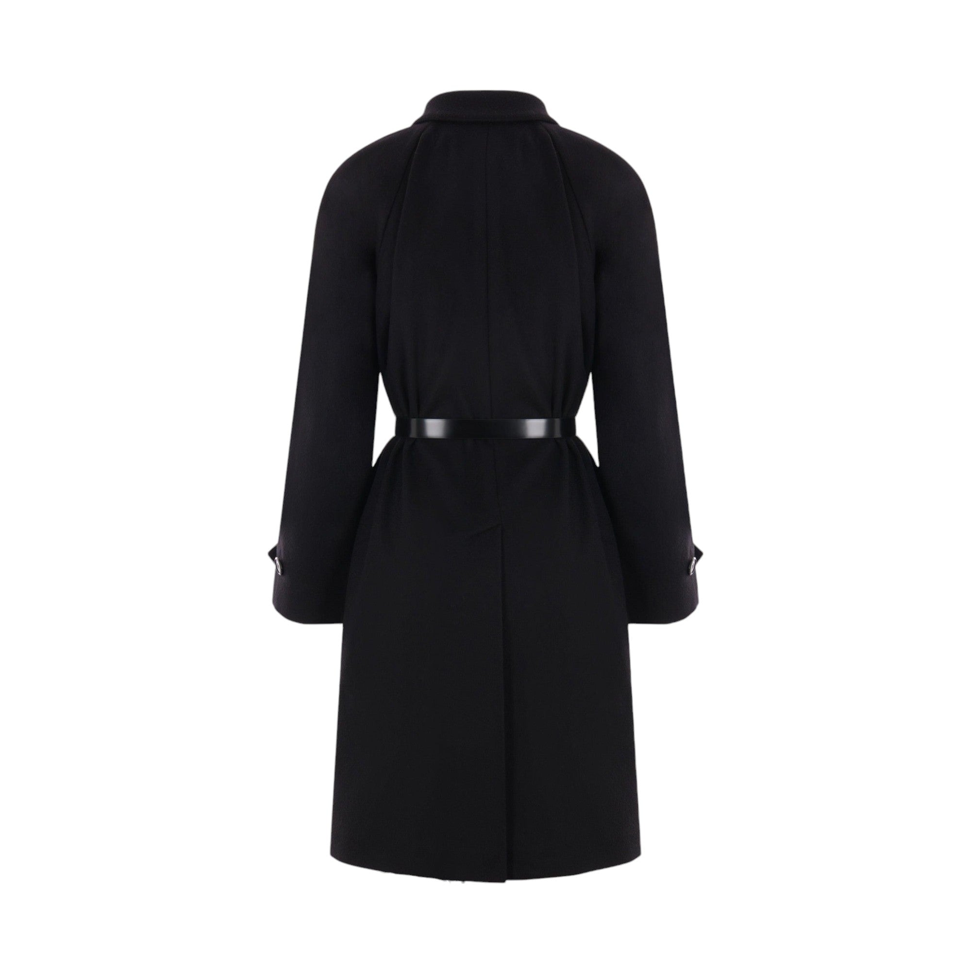 Single-breasted Cashmere Coat-PRADA-JOHN JULIA