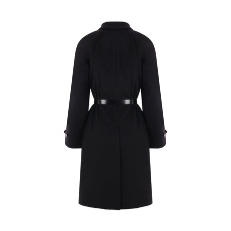 Single-breasted Cashmere Coat-PRADA-JOHN JULIA