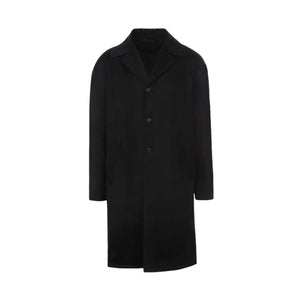 Single-breasted Cashmere Coat-PRADA-JOHN JULIA