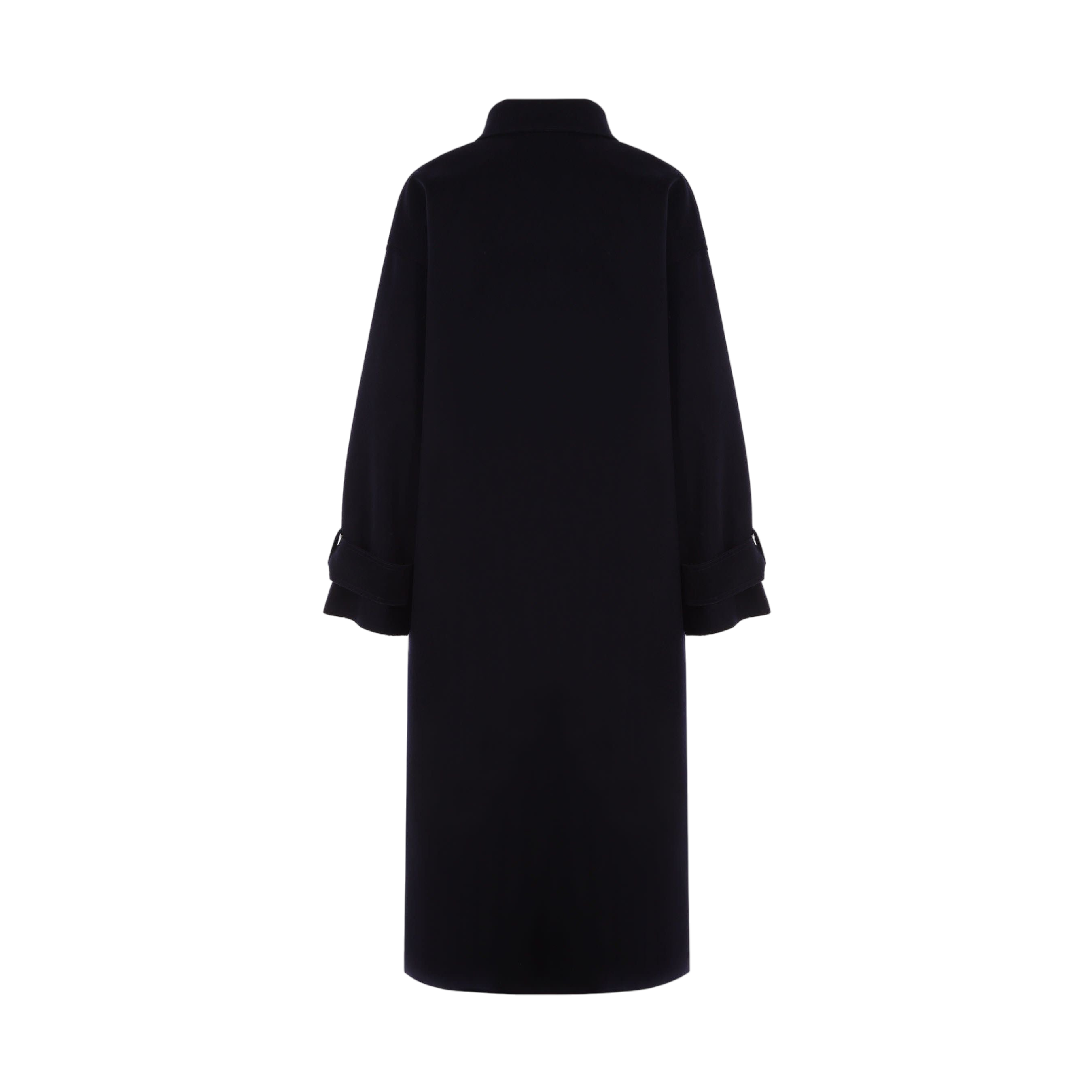 Single-breasted Cashmere Oversized Coat-DUSAN-JOHN JULIA