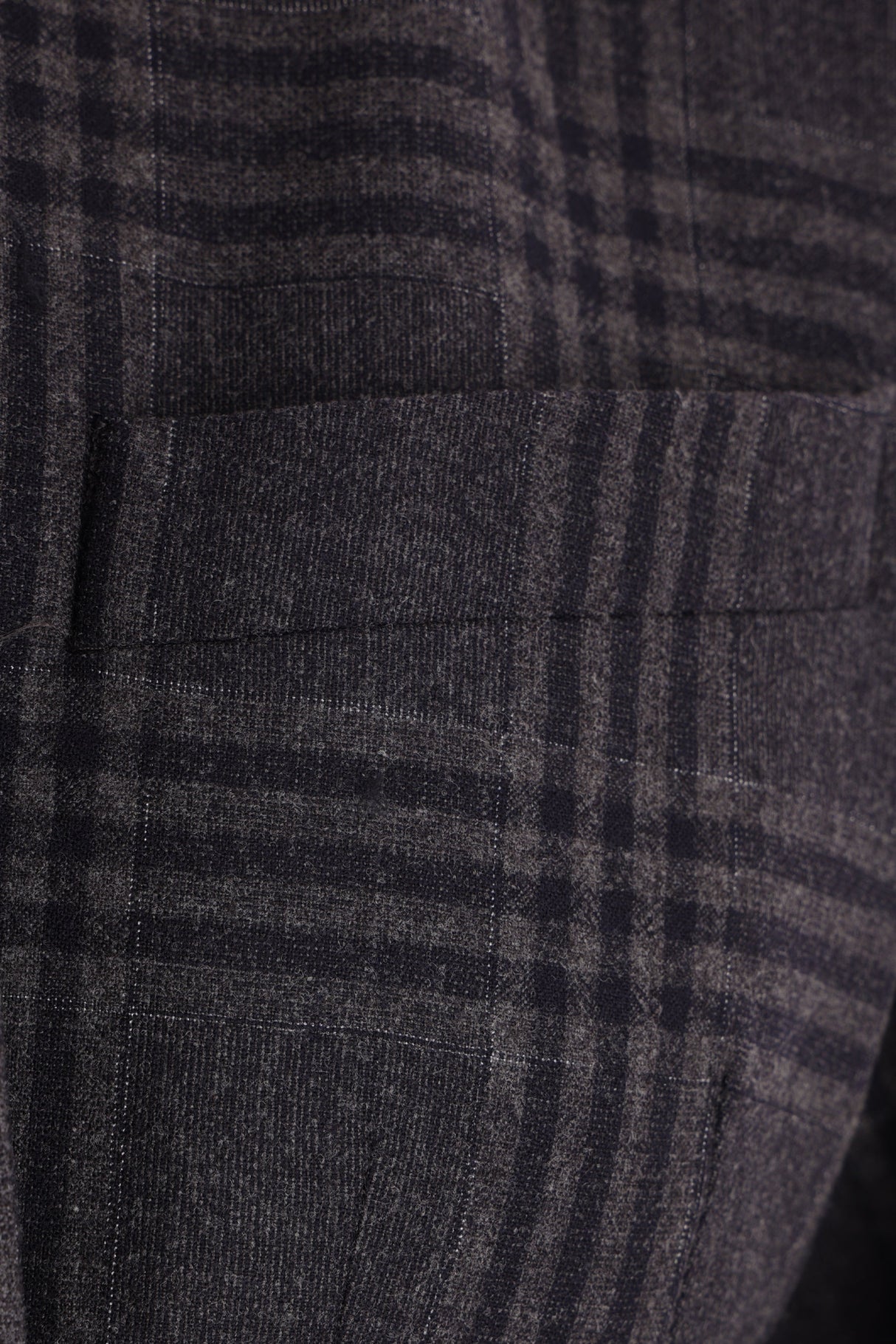 Single-breasted Check Wool Jacket-FENDI-JOHN JULIA