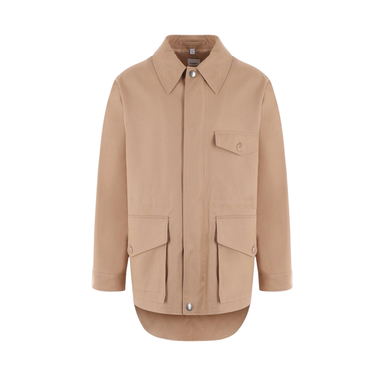 Single-breasted Gabardine Coat-BURBERRY-JOHN JULIA