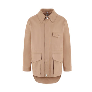 Single-breasted Gabardine Coat-BURBERRY-JOHN JULIA