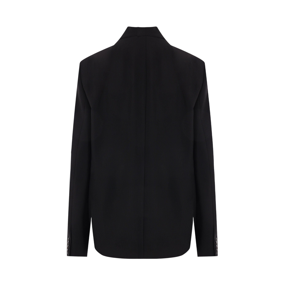 Single-breasted Grain De Poudre Jacket-TOTEME-JOHN JULIA