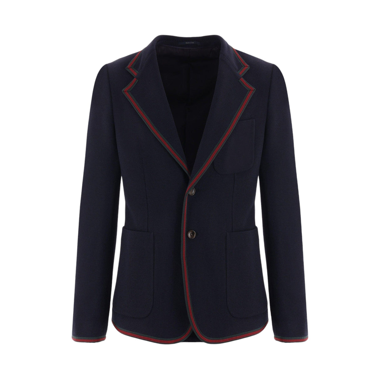 Single-breasted Jersey Jacket-GUCCI-JOHN JULIA