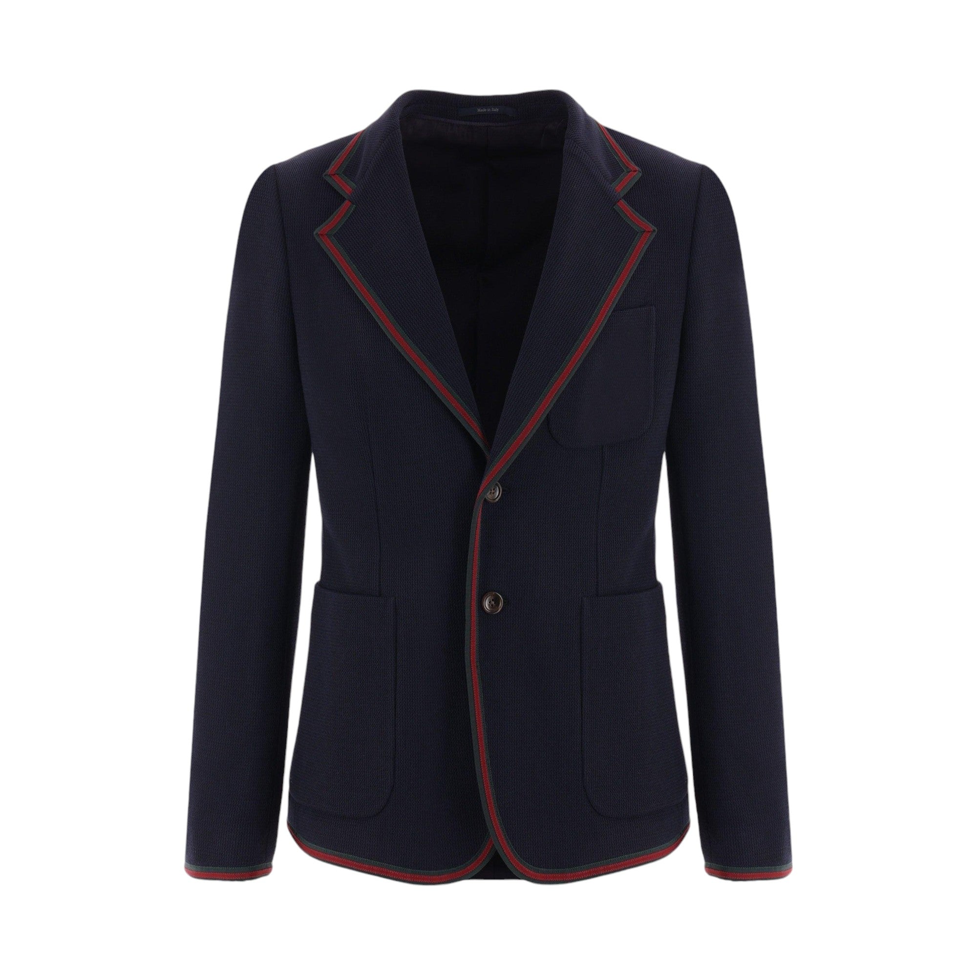 Single-breasted Jersey Jacket-GUCCI-JOHN JULIA