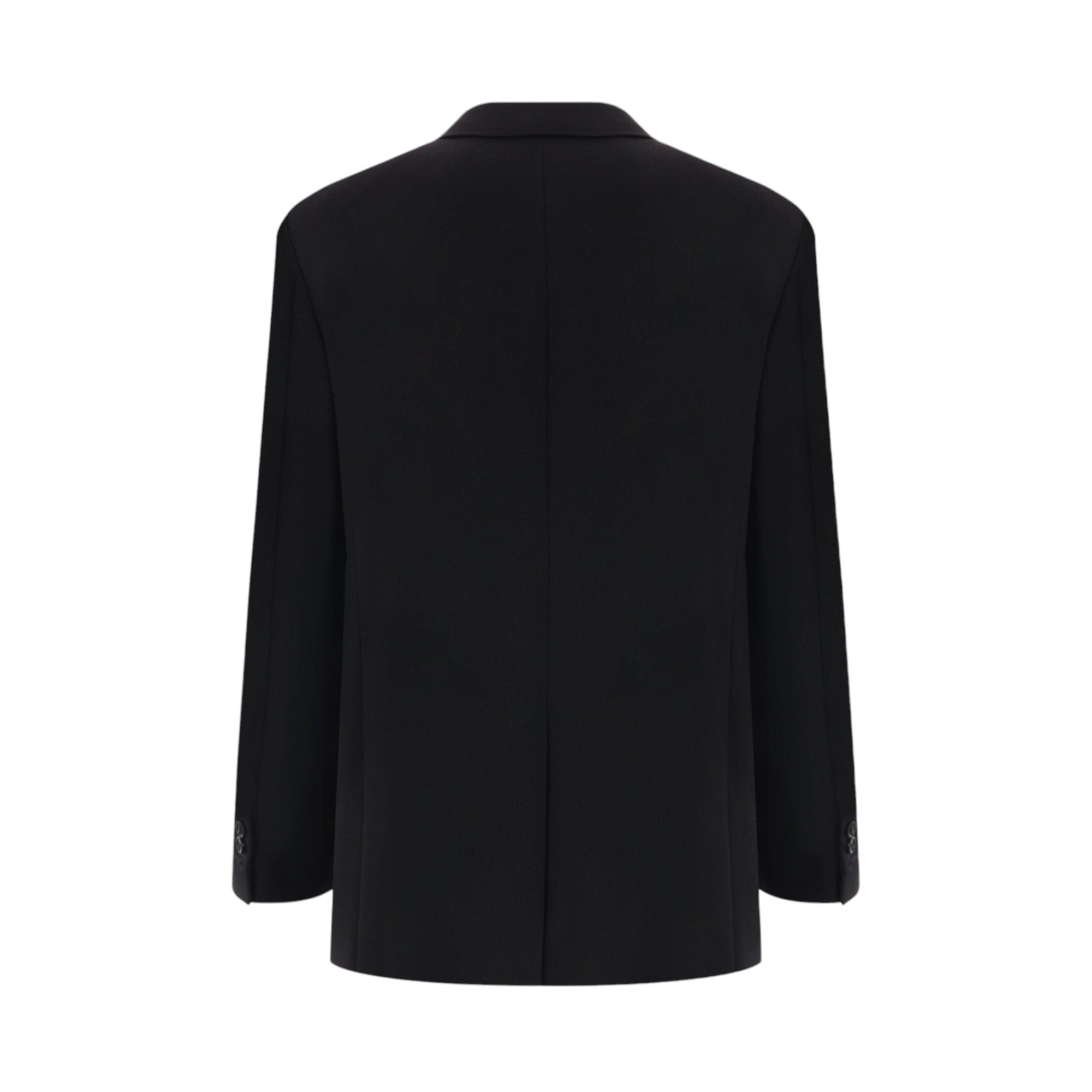 Single-breasted Twill Jacket-BOTTEGA VENETA-JOHN JULIA