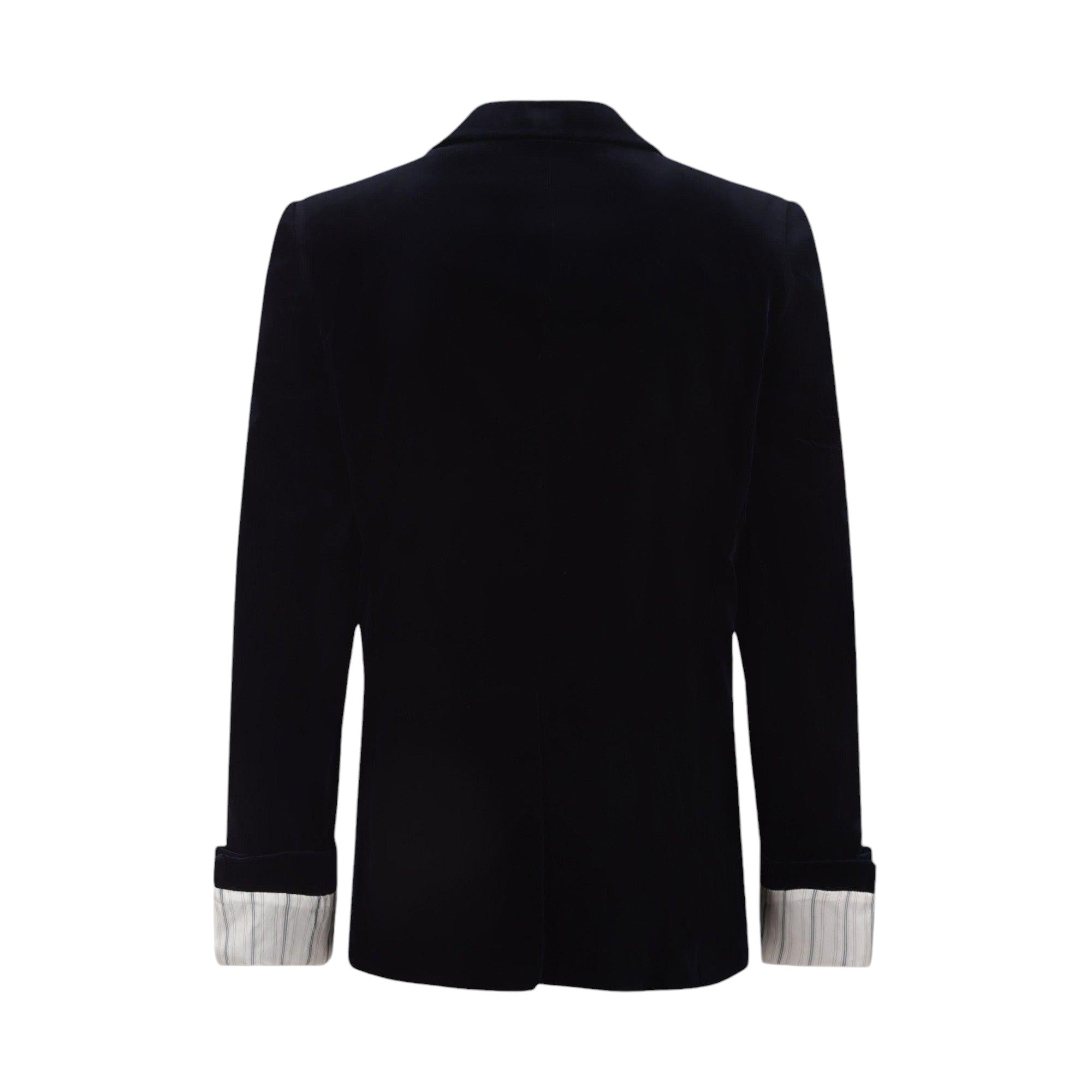 Single-breasted Velvet Jacket-GUCCI-JOHN JULIA