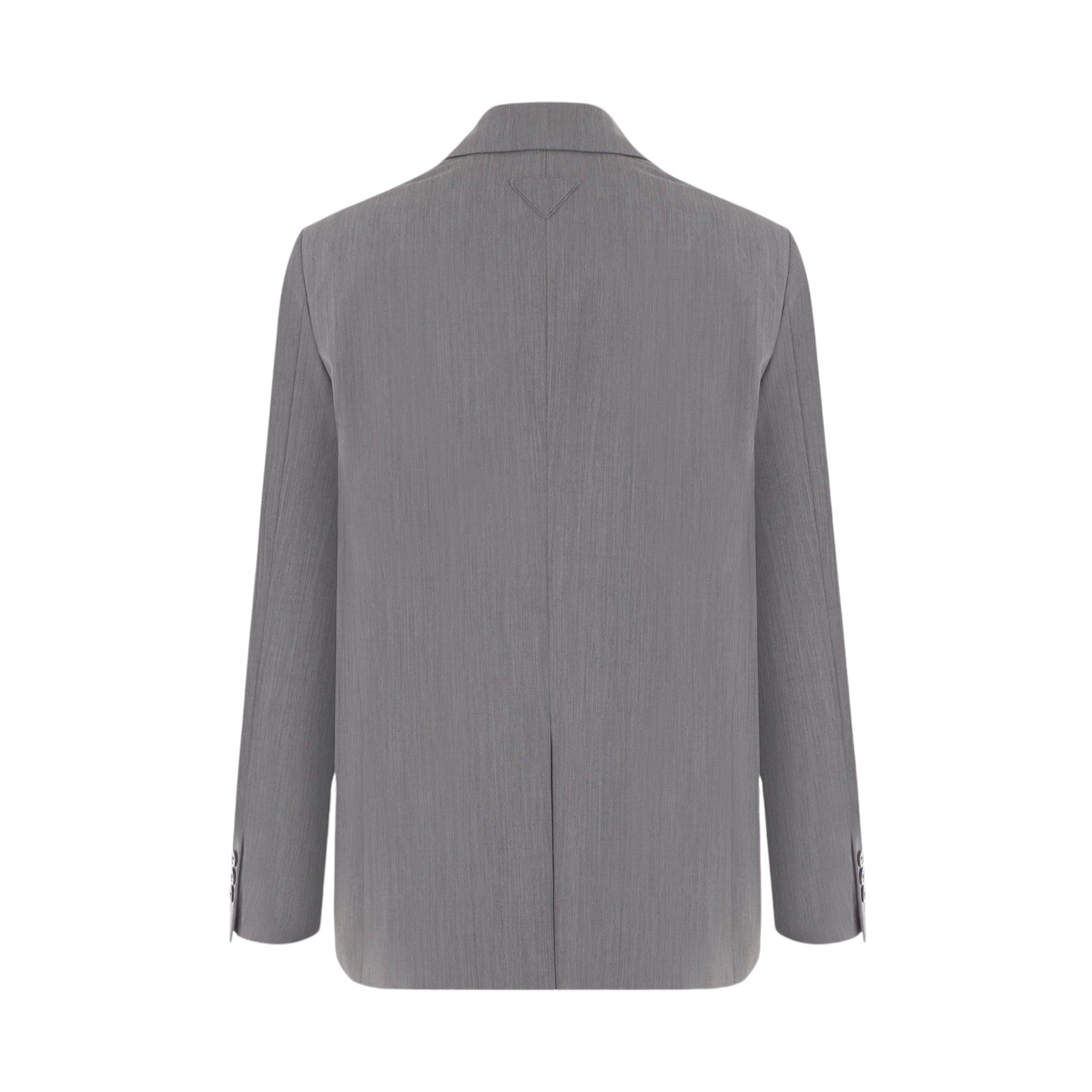 Single-breasted Wool and Mohair Jacket-PRADA-JOHN JULIA