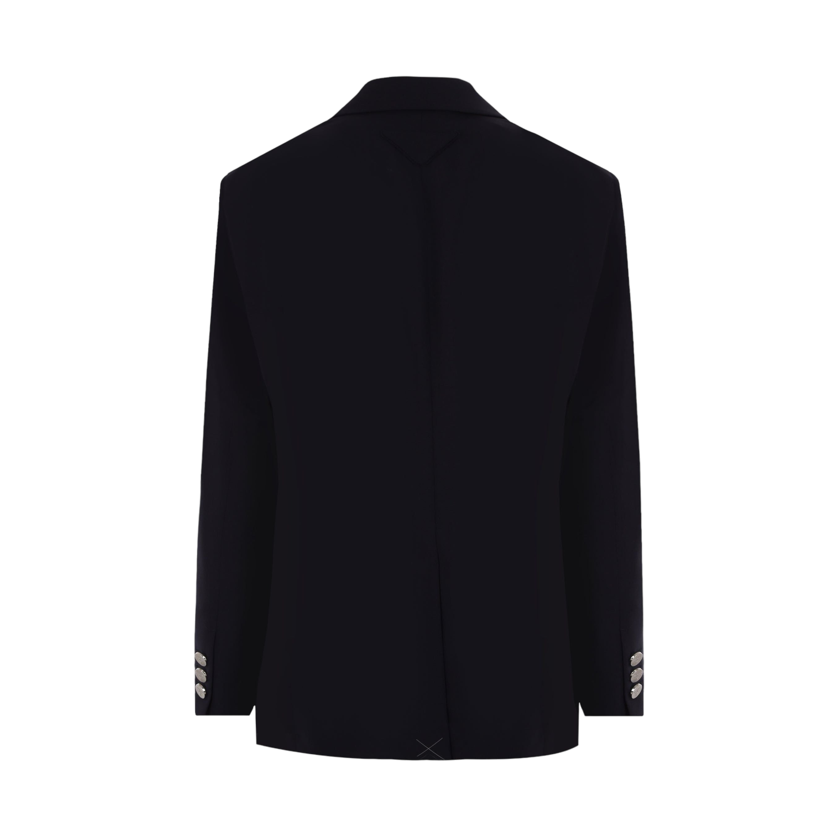 Single-breasted Wool and Mohair Jacket-PRADA-JOHN JULIA