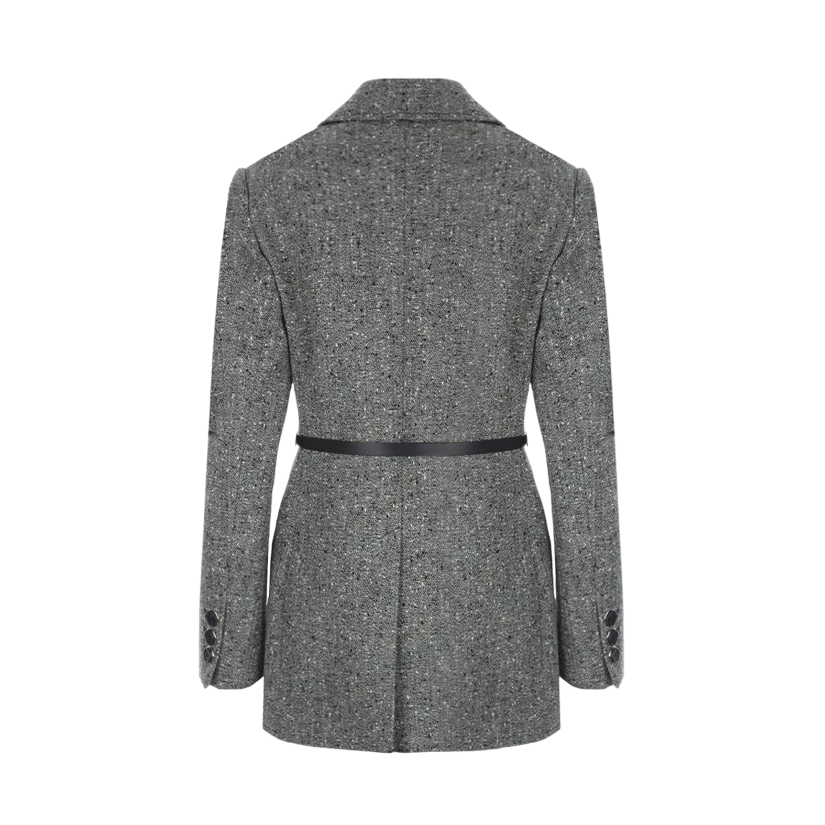 Single-breasted Wool Blend Jacket-DURAZZI MILANO-JOHN JULIA