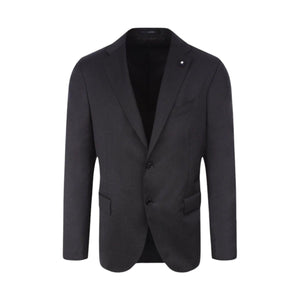 Single-breasted Wool Blend Jacket-LARDINI-JOHN JULIA