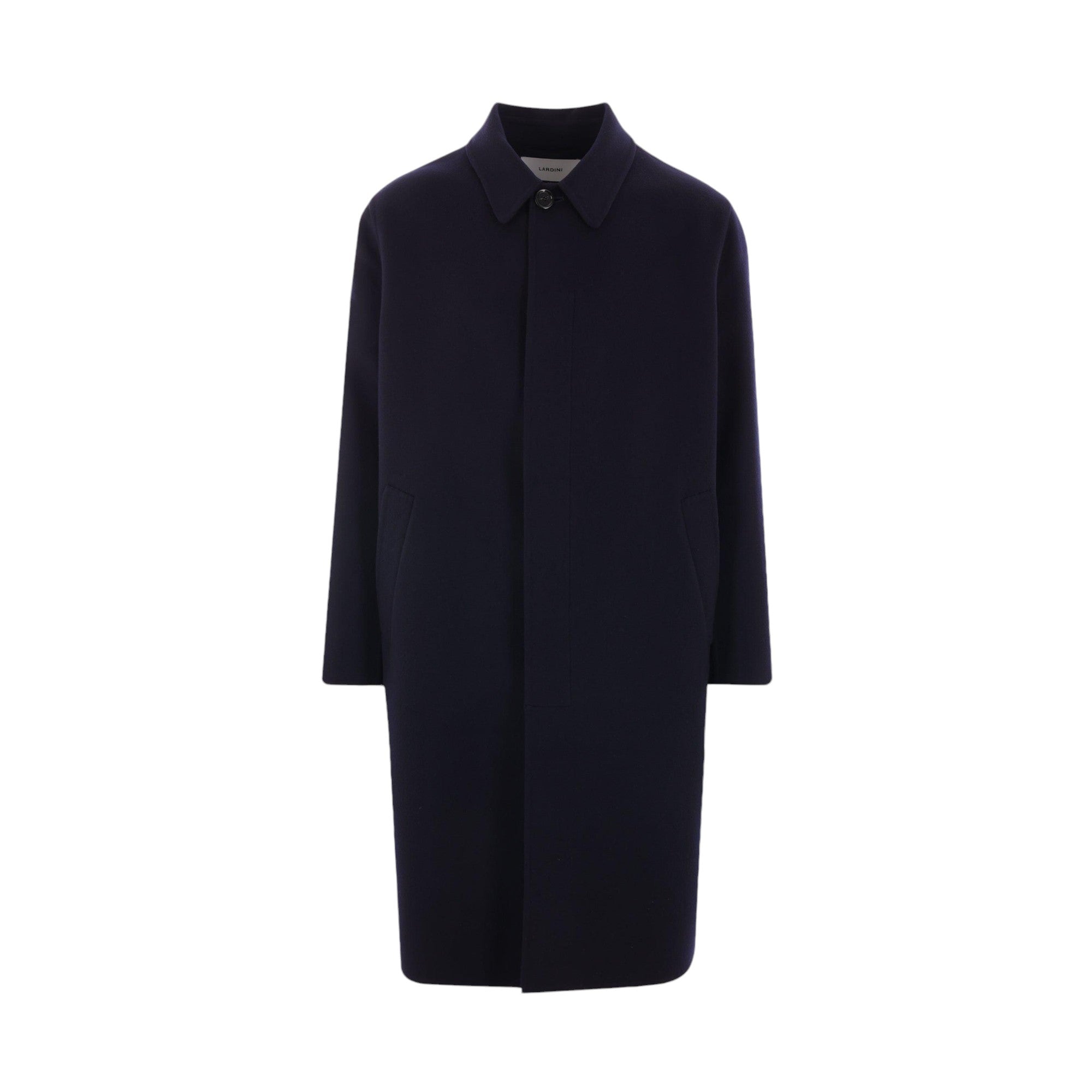 Single-breasted Wool Coat-LARDINI-JOHN JULIA