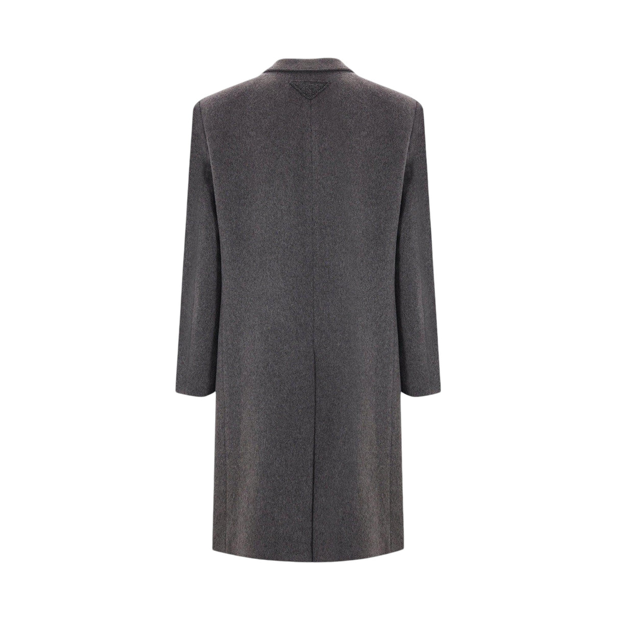 Single-breasted Wool Coat-PRADA-JOHN JULIA