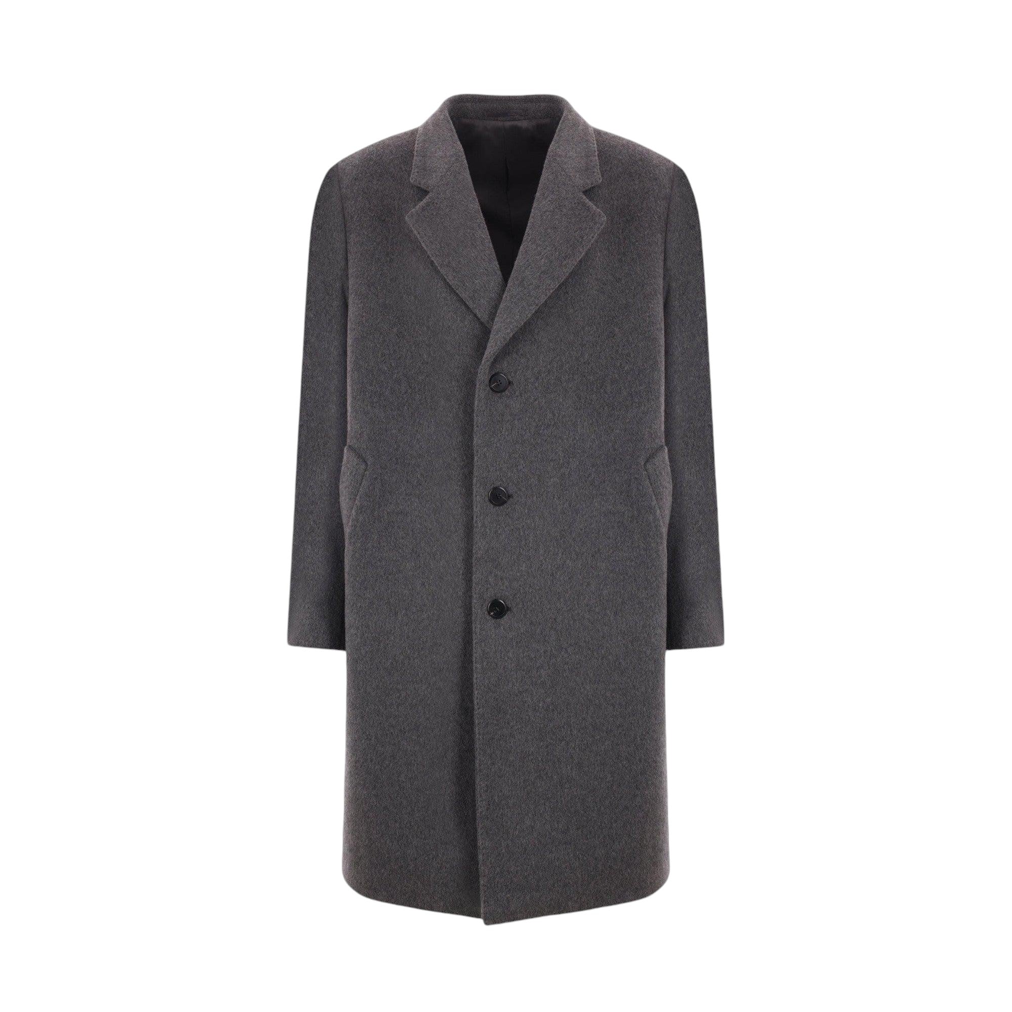 Single-breasted Wool Coat-PRADA-JOHN JULIA