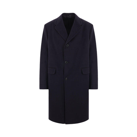 Single-breasted Wool Coat-PRADA-JOHN JULIA