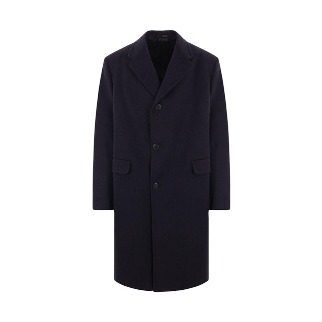 Single-breasted Wool Coat-PRADA-JOHN JULIA