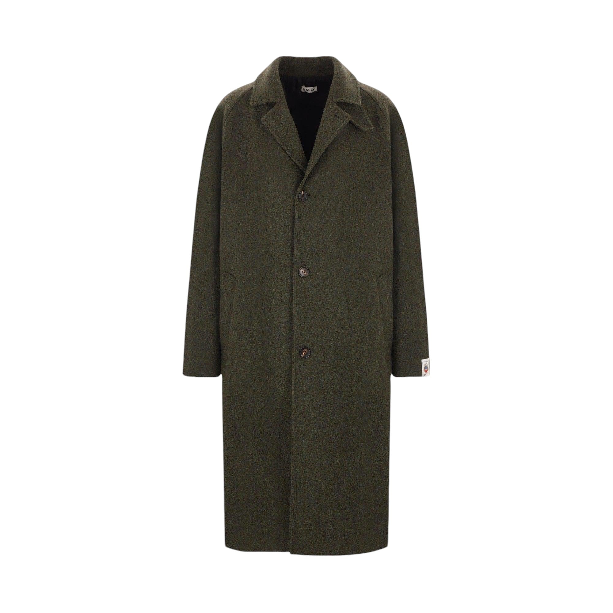 Single-breasted Wool Felt Coat-BALLY-JOHN JULIA