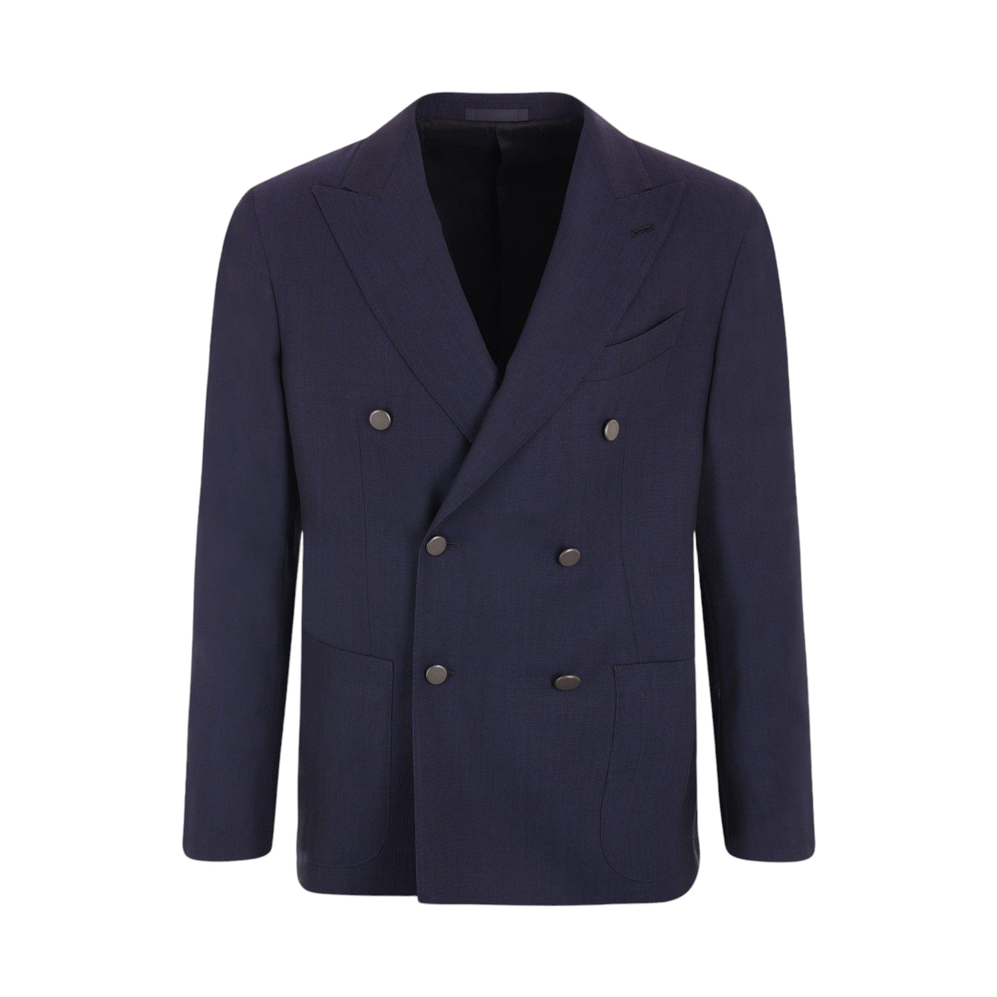 Single-breasted Wool Jacket-CARUSO-JOHN JULIA