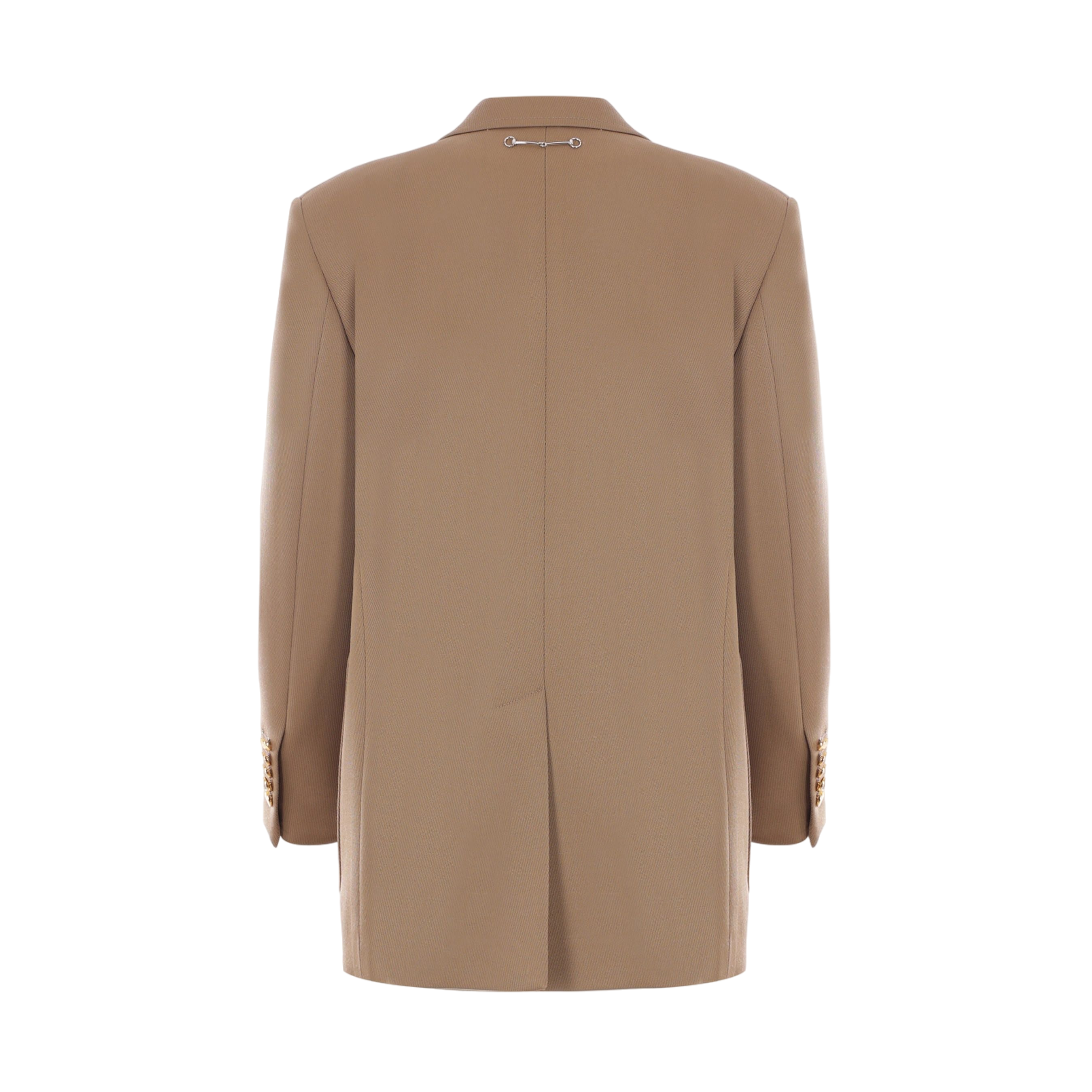 Single-breasted Wool Jacket-GUCCI-JOHN JULIA