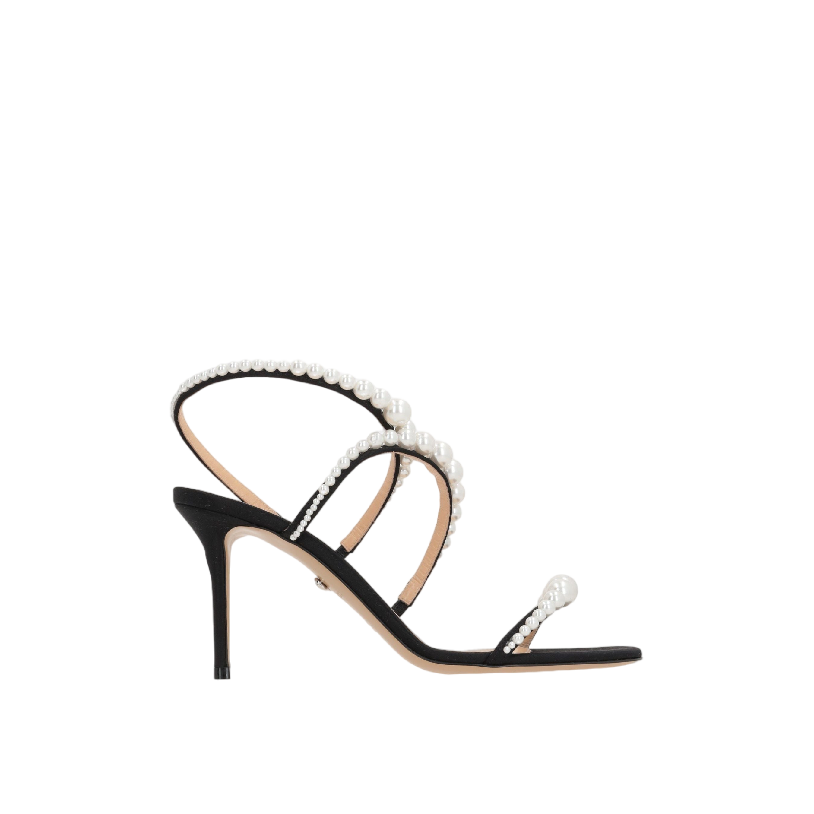 Sirene Satin Sandals-MACH & MACH-JOHN JULIA