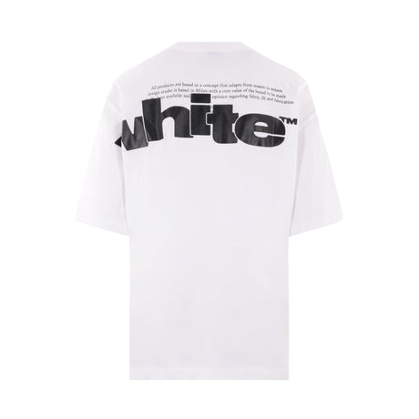 Skate Cotton T-shirt-OFF-WHITE-JOHN JULIA