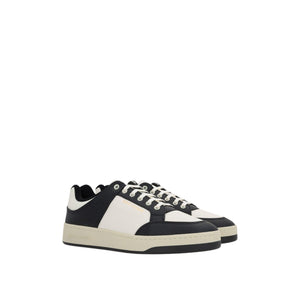 Sl/61 Grainy Perforated Leather Sneakers-SAINT LAURENT-JOHN JULIA