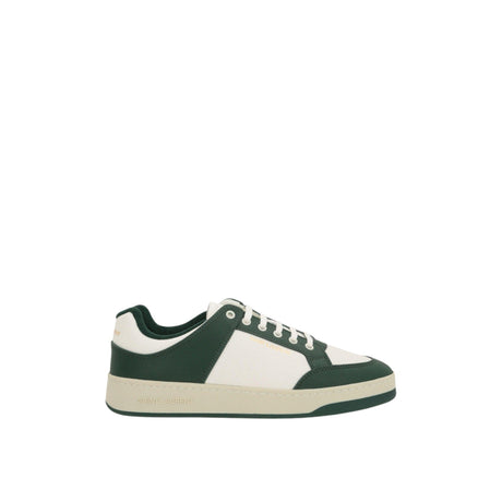 Sl/61 Grainy Perforated Leather Sneakers-SAINT LAURENT-JOHN JULIA