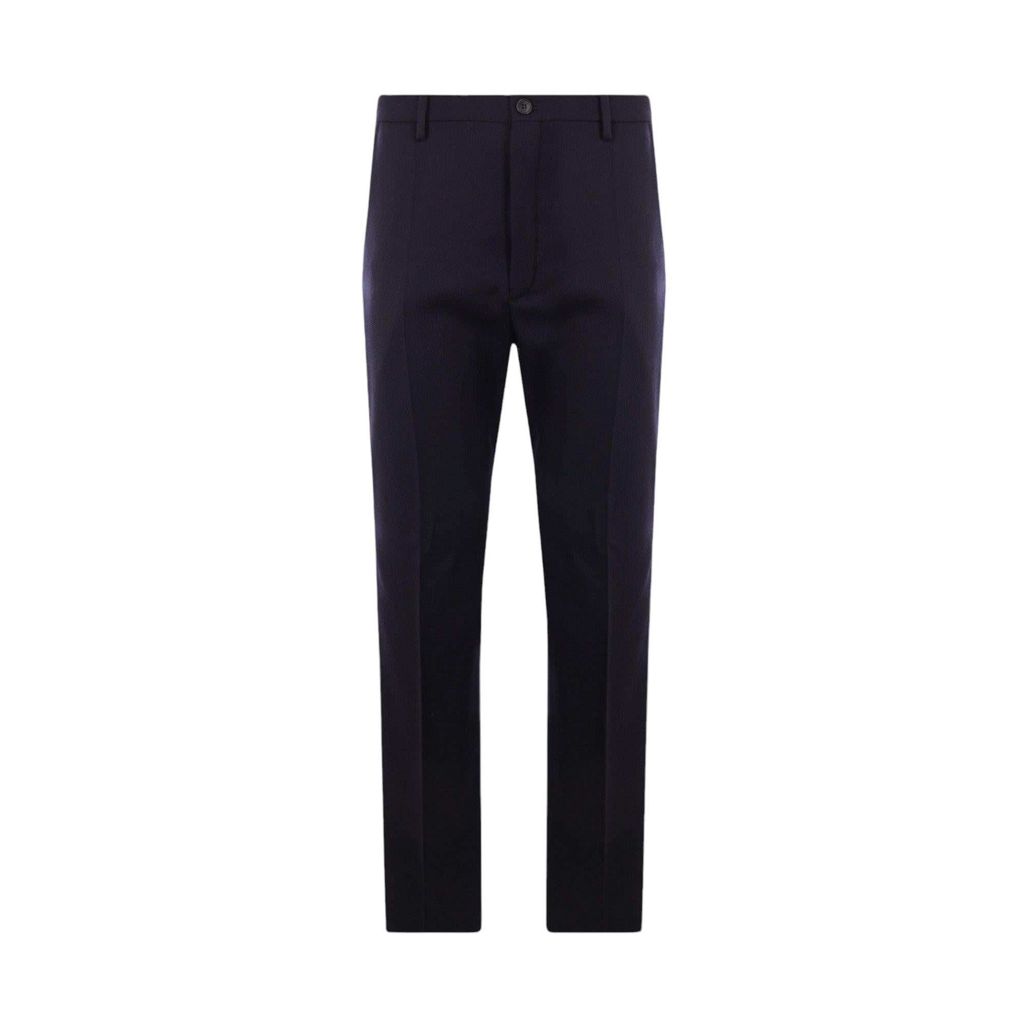 Slim-fit Gabardine Pants-INCOTEX-JOHN JULIA