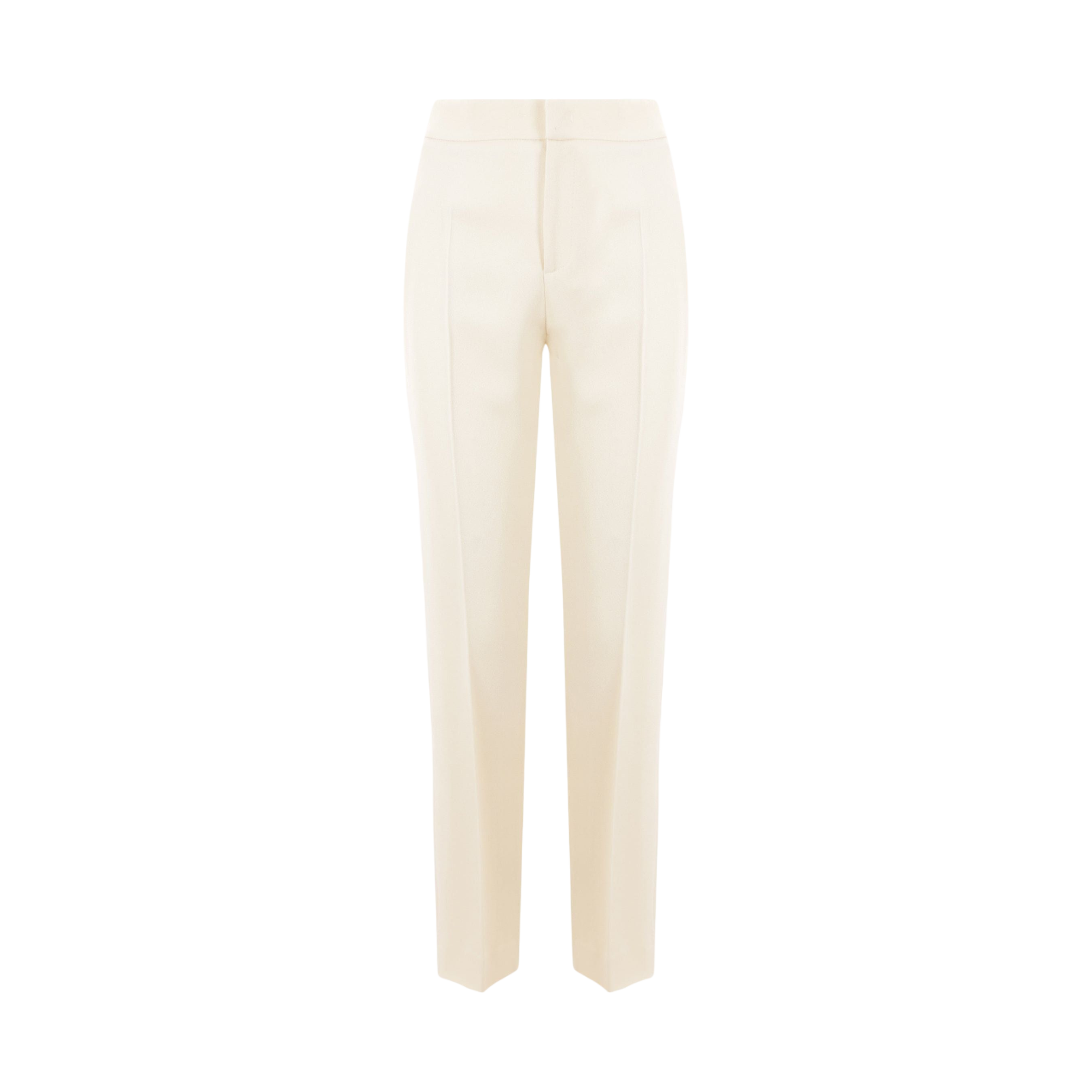 Slim-fit Stretch Sablé Trousers-BLUMARINE-JOHN JULIA