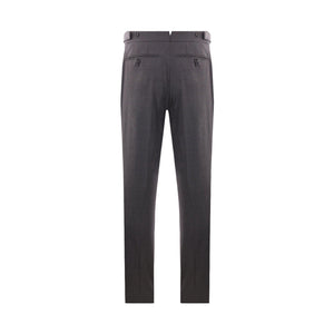 Slim-fit Stretch Wool Pants-TOM FORD-JOHN JULIA