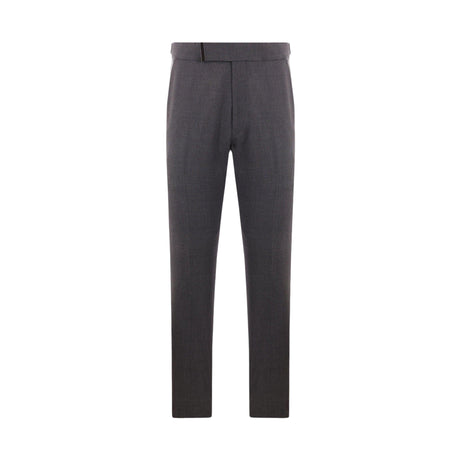 Slim-fit Stretch Wool Pants-TOM FORD-JOHN JULIA