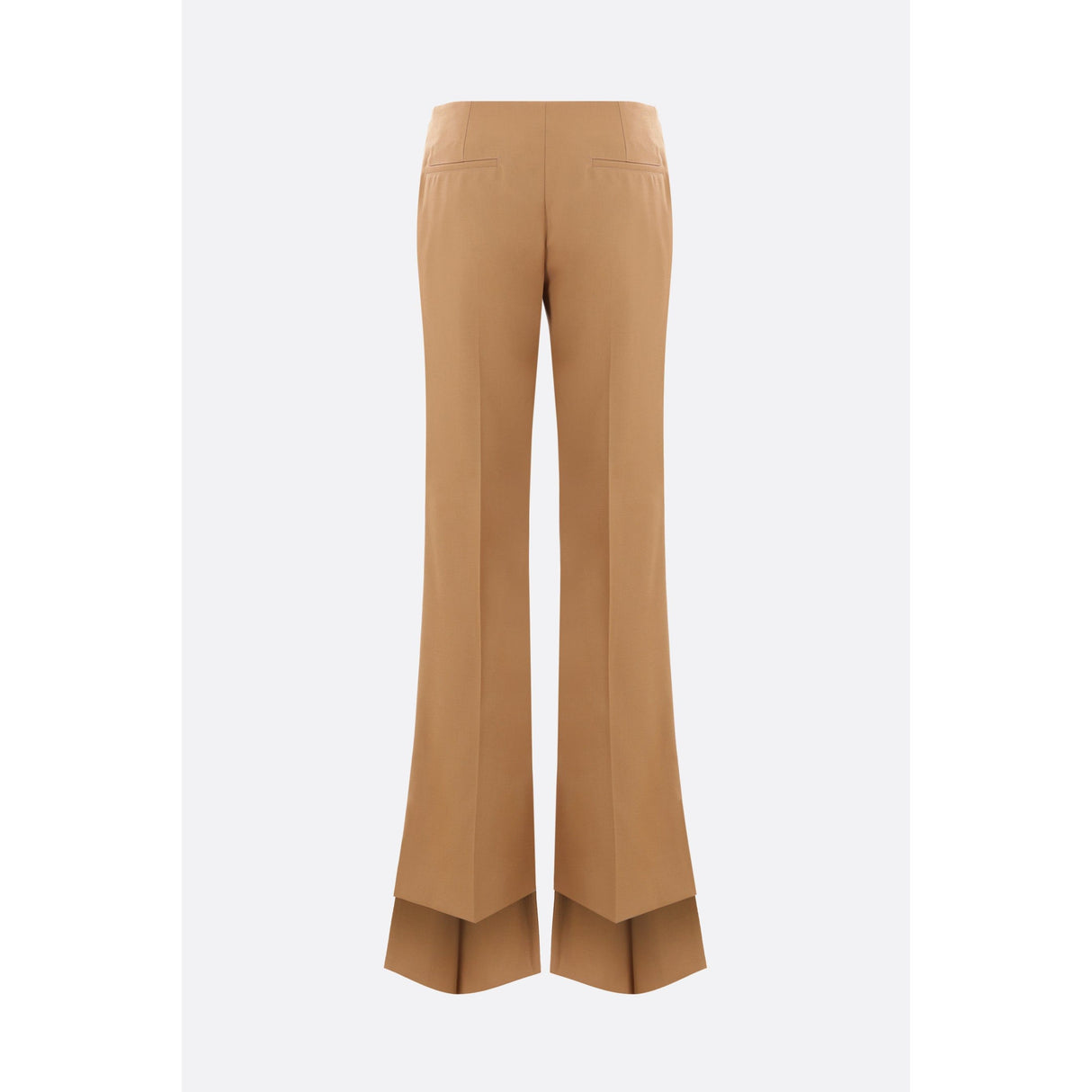 Slim-fit Trousers In Grain De Poudre Wool-CHLOÉ-JOHN JULIA