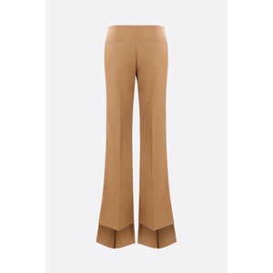 Slim-fit Trousers In Grain De Poudre Wool-CHLOÉ-JOHN JULIA