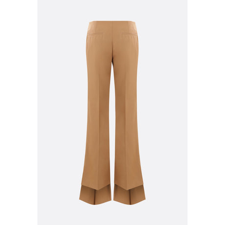 Slim-fit Trousers In Grain De Poudre Wool-CHLOÉ-JOHN JULIA