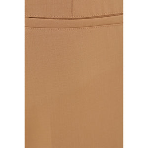 Slim-fit Trousers In Grain De Poudre Wool-CHLOÉ-JOHN JULIA