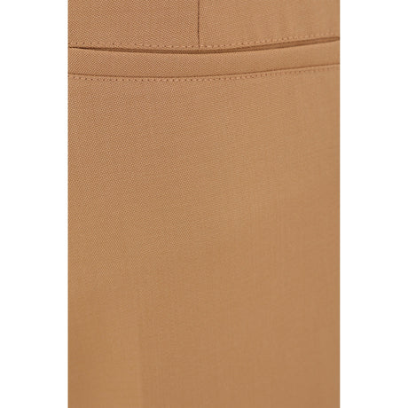 Slim-fit Trousers In Grain De Poudre Wool-CHLOÉ-JOHN JULIA