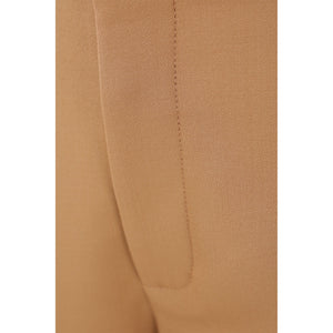 Slim-fit Trousers In Grain De Poudre Wool-CHLOÉ-JOHN JULIA