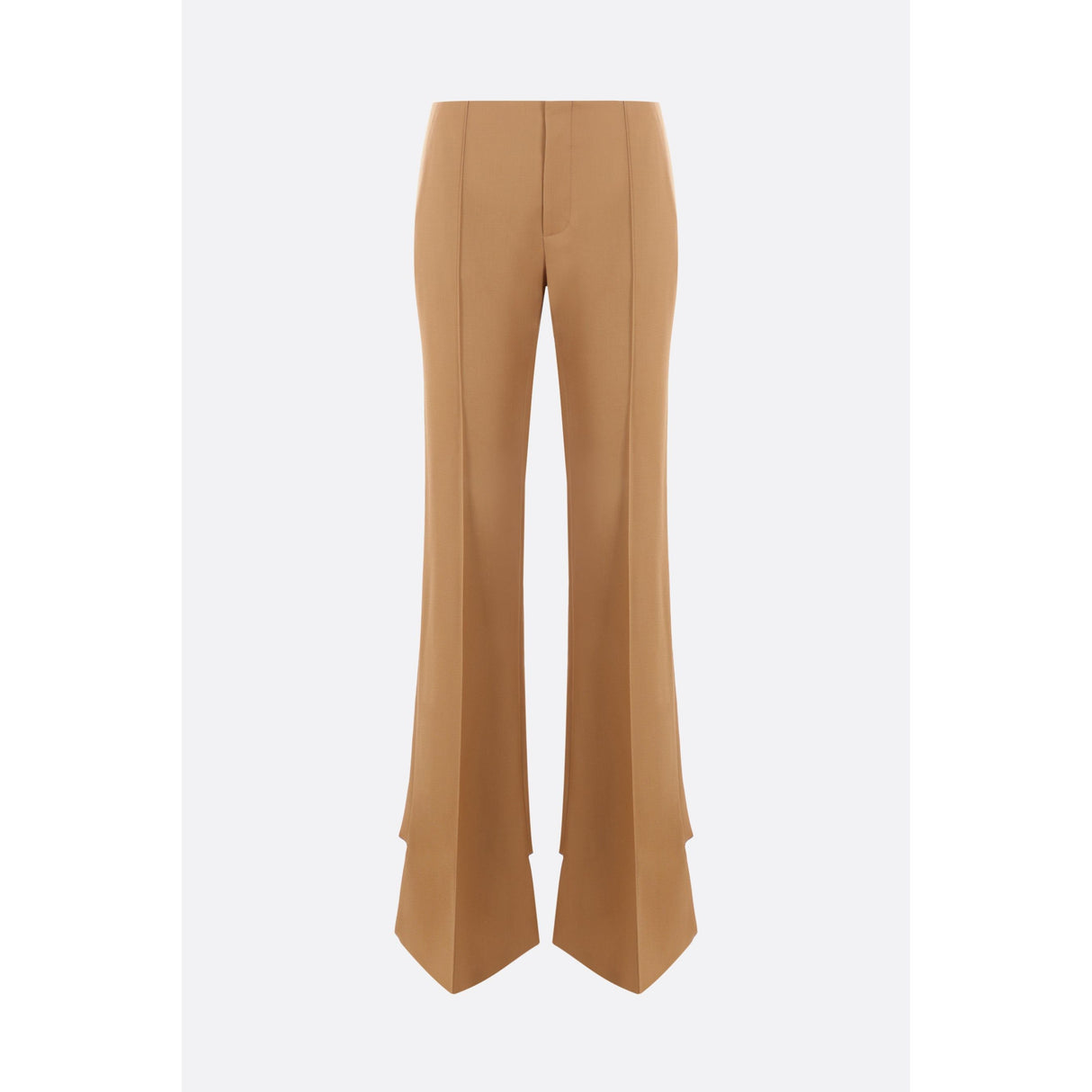 Slim-fit Trousers In Grain De Poudre Wool-CHLOÉ-JOHN JULIA