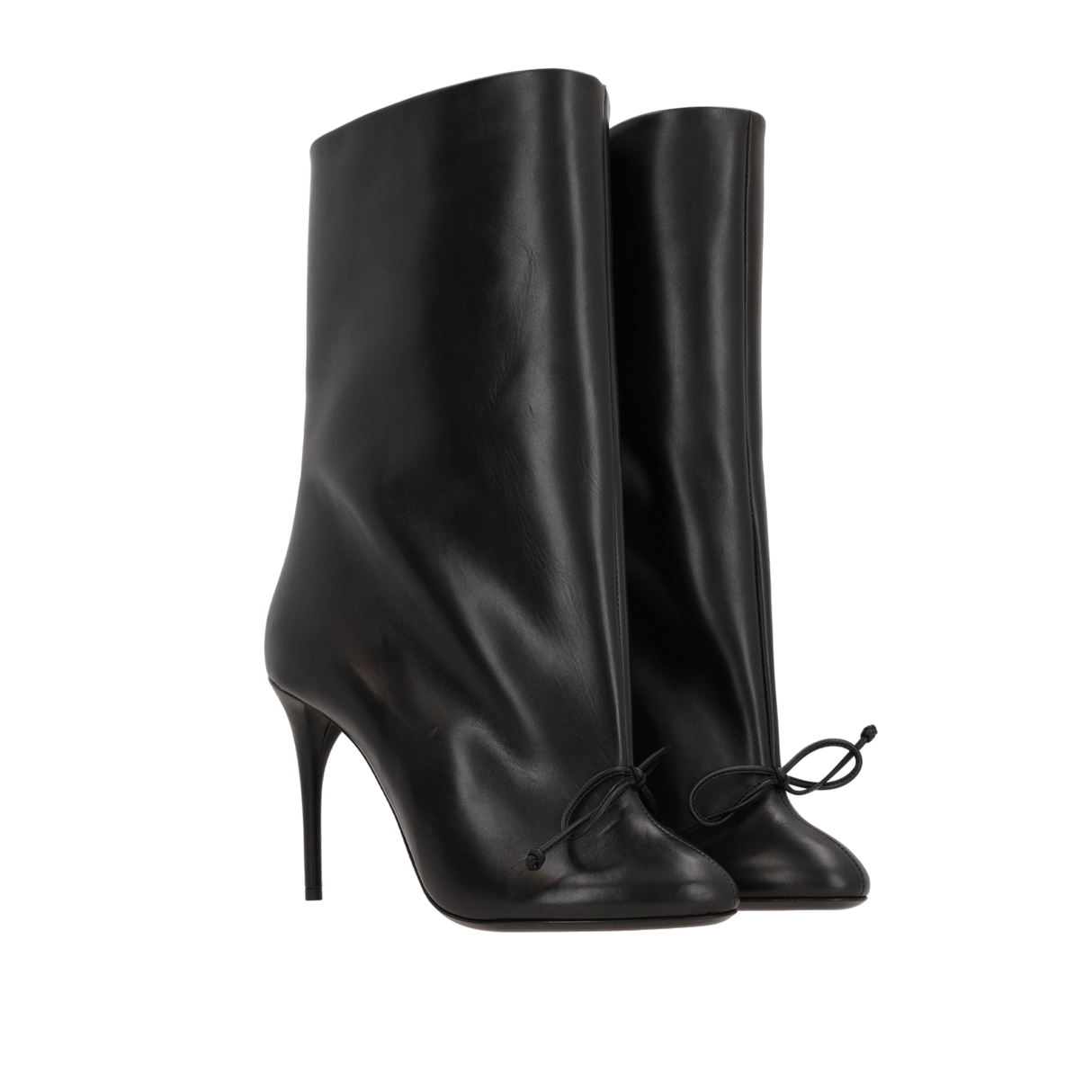 Smooth Leather Boots-ALAÏA-JOHN JULIA