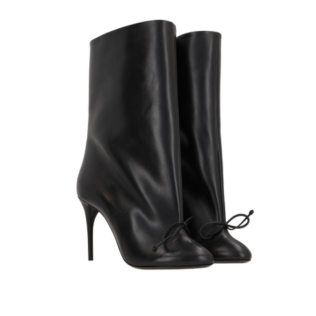 Smooth Leather Boots-ALAÏA-JOHN JULIA