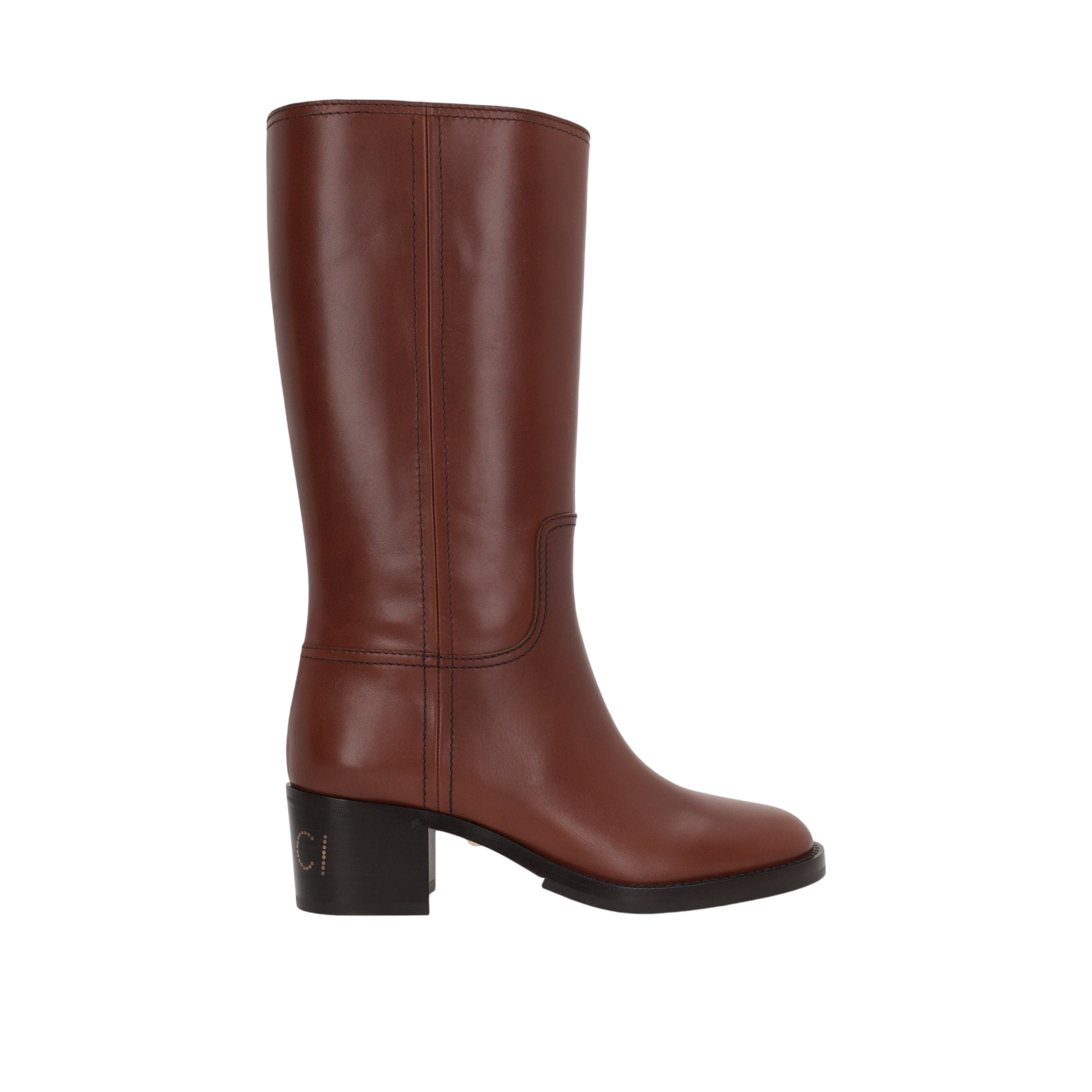 Smooth Leather Boots-GUCCI-JOHN JULIA