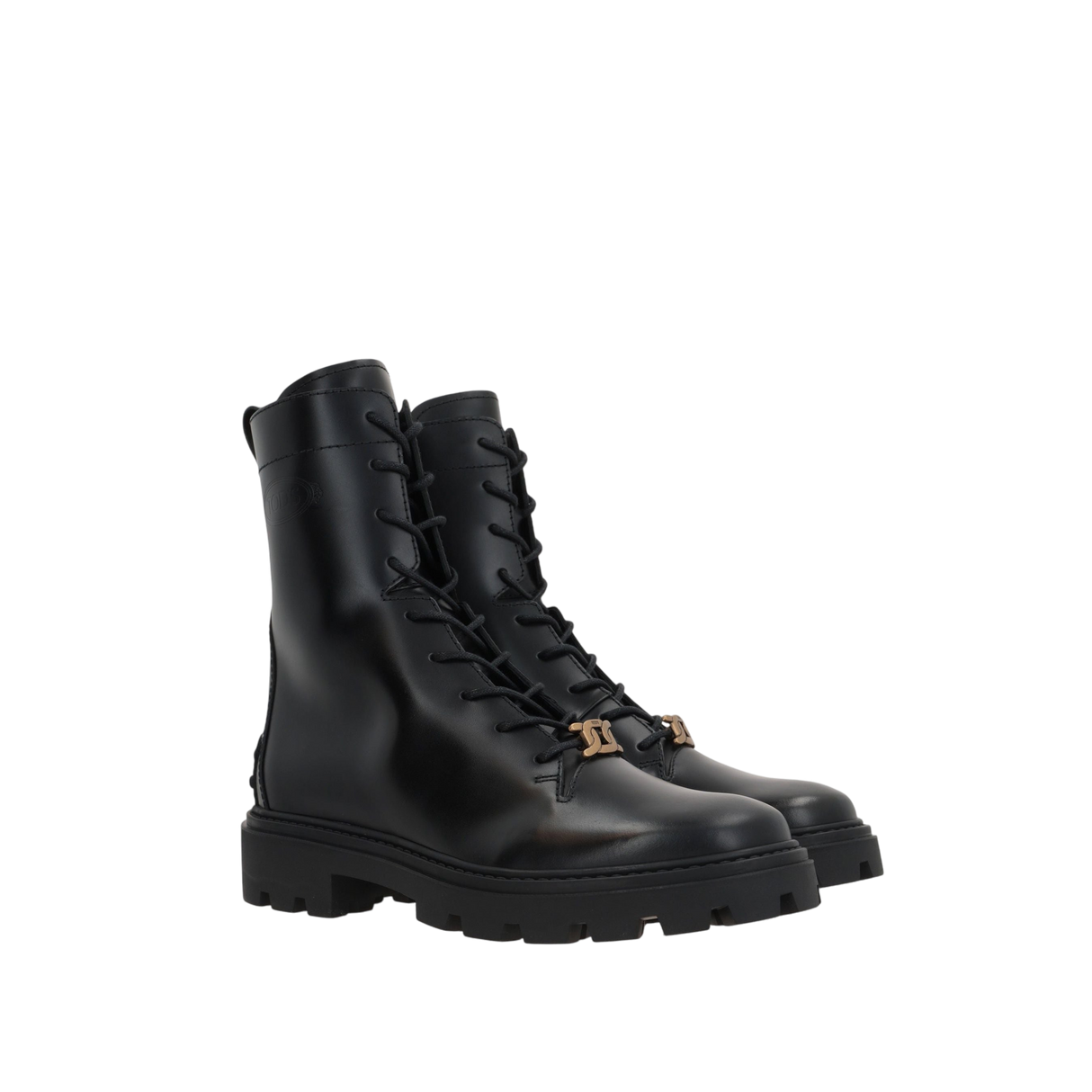 Smooth Leather Combat Boots-TOD'S-JOHN JULIA