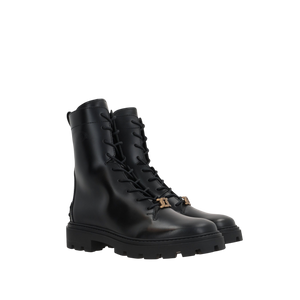 Smooth Leather Combat Boots-TOD'S-JOHN JULIA