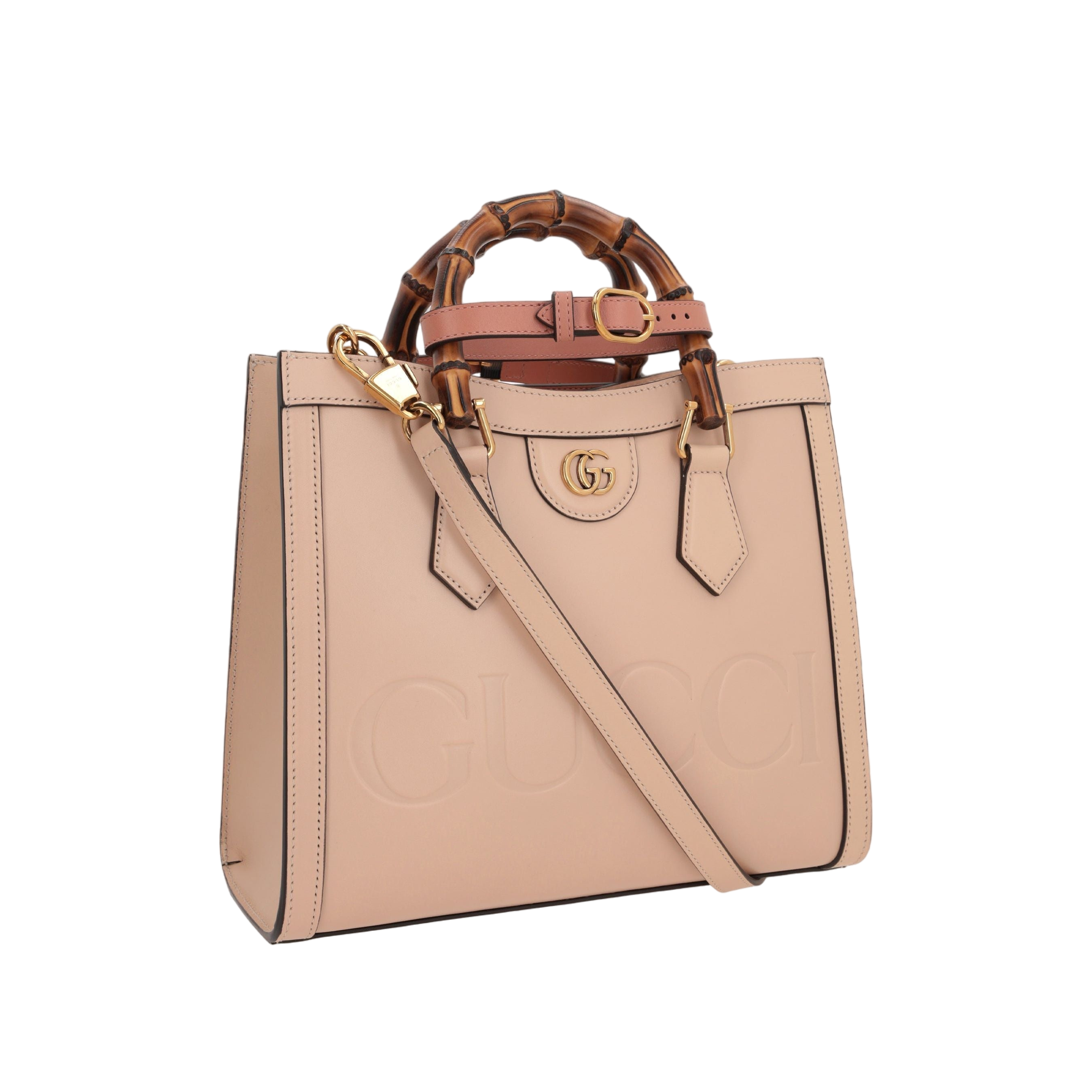 Smooth Leather Diana Small Tote Bag-GUCCI-JOHN JULIA