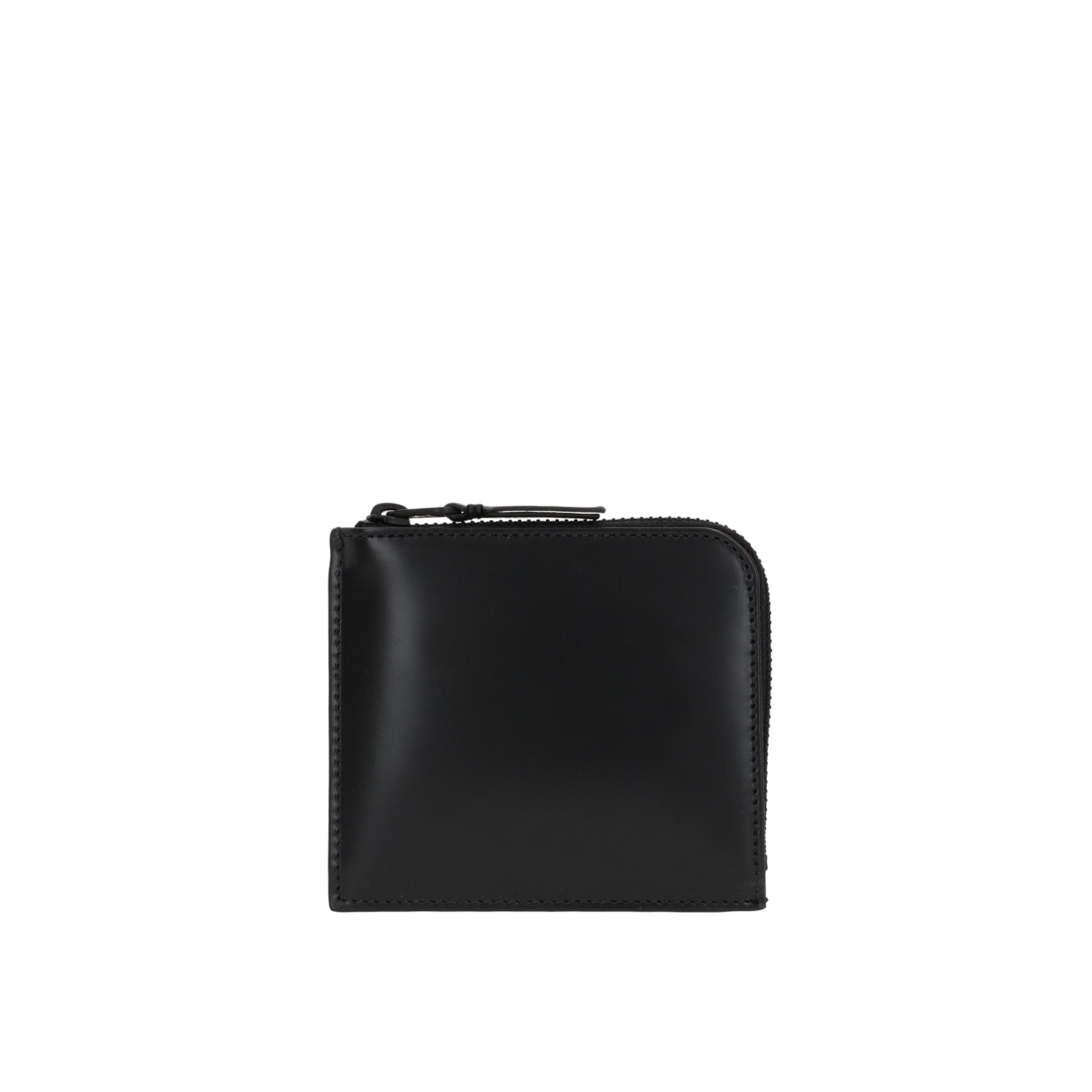 Smooth Leather Half-Zip Wallet-COMME des GARCONS WALLET-JOHN JULIA