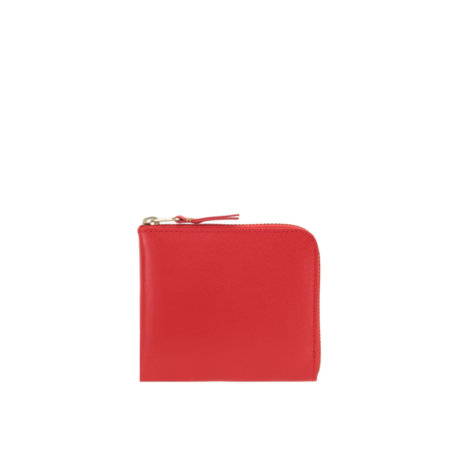 Smooth Leather Half-Zip Wallet-COMME des GARCONS WALLET-JOHN JULIA